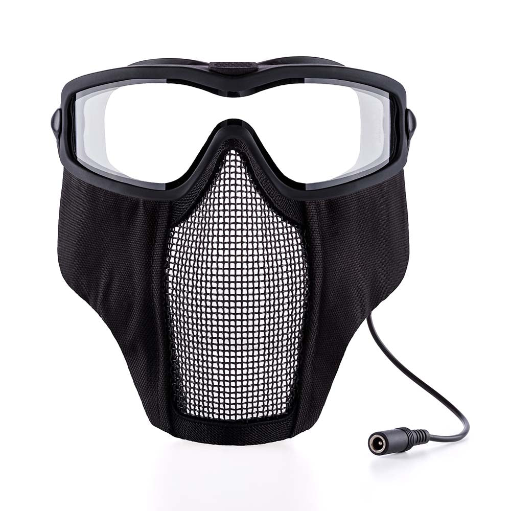 Anti-Fog Full Face Mask 3.0 (With Ear Protection) - Black