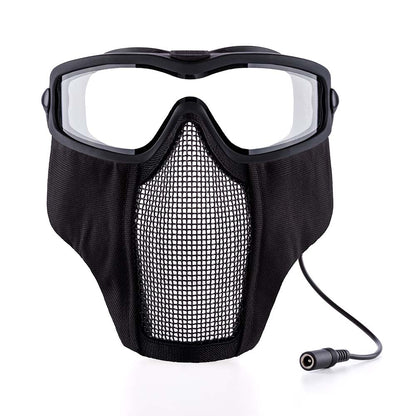 Anti-Fog Full Face Mask 3.0 (With Ear Protection) - Black