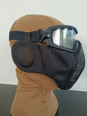 Anti-Fog Full Face Mask 3.0 (With Ear Protection) - Black